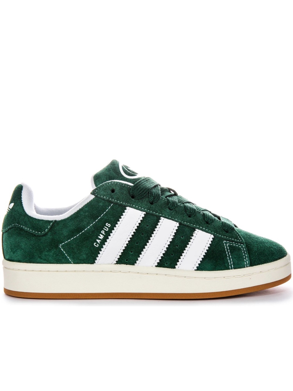 Dark Green Suede Adidas Campus Sneaker